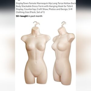 Female Mannequin Torso with Hook
